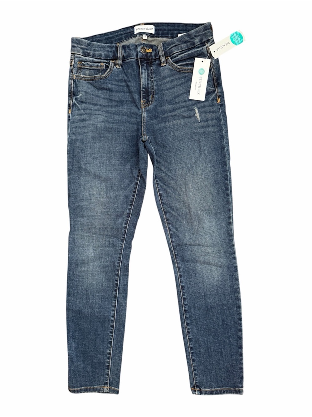 Studio Women's Skinny Jeans in Dark Blue